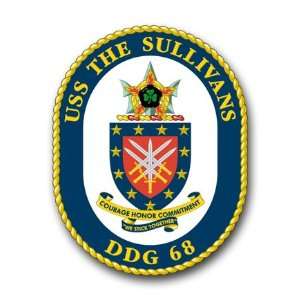  US Navy Ship USS The Sullivans DDG 68 Decal Sticker 5.5 