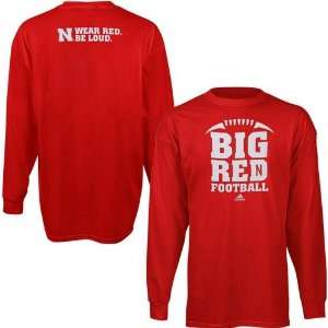  adidas Nebraska Cornhuskers Scarlet Red Out Around the 