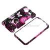   for htc evo shift 4g pink butterfly quantity 1 snap on rubber coated