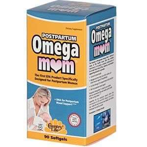  Country Life   Postpartum Omega Mom, 90 sgel Health 
