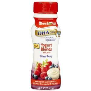 Beech Nut DHA Plus+ Yogurt Blends w/ Juice Mixed Berry, 9 pk  