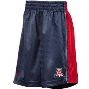 Nike Arizona Wildcats Youth Navy Blue Cardinal Layup Basketball Shorts 