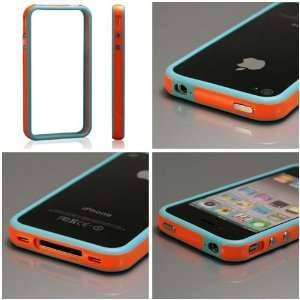TOTAL 60 COLOR iPhone 4 Bumper Case (Free Screen Protector + USB Cable 