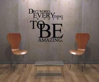 Typography Wall Decor Sticker Vinyl Decal Quote Sayings  