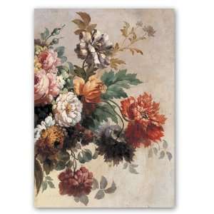  Mixed Floral   5 x 7 Thanksgiving Greeting Card