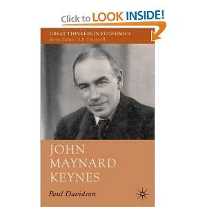  John Maynard Keynes (Great Thinkers in Economics 