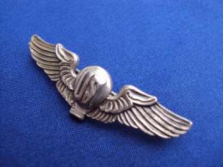 WWI WWII custom made? sterling 2 US Balloon pilot wings  