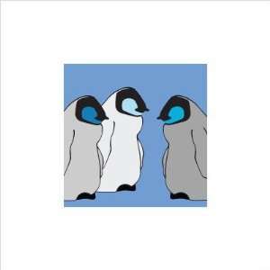  Animal   Baby Penguins Stretched Wall Art Size 28 x 28 