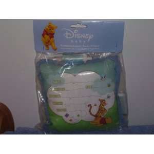   : Disney Winnie the Pooh & Tigger Baby Announcement Door Pillow: Baby