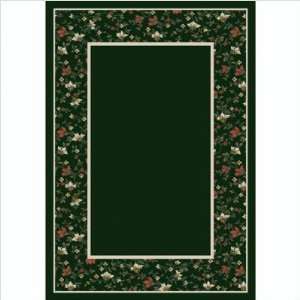  Design Center Garden Glory Emerald Rug Size: 109 x 132 