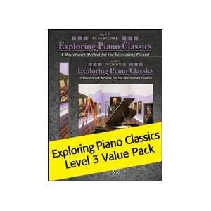  Exploring Piano Classics Level 3 Value Pack Packet Sports 