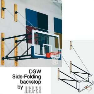   Fold Wall Mounted Basketball Backstop Extension 7