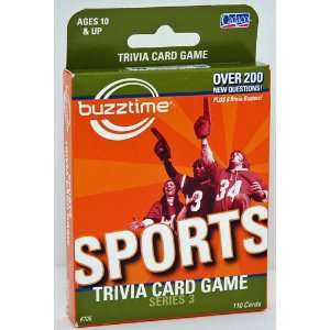  Buzztime Sports Trivia Card Game   Series 3: Toys & Games