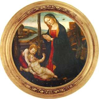 Ghirlandaio Art repro The Madonna with Saint Giovannino  