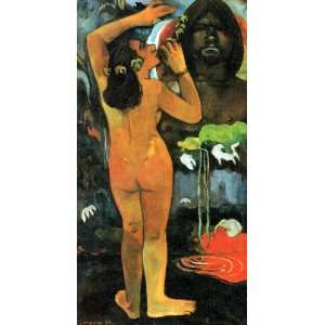  Oil Painting: The Moon and the Earth by Paul Gauguin: Paul 