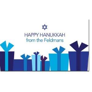  Spark & Spark Hanukkah Calling Cards   Gift Boxes In Blue 