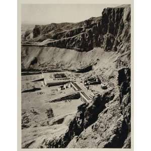  1929 Temple Deir el Bahari Bahri Thebes Luxor Egypt 