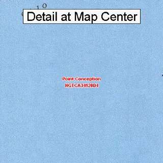  USGS Topographic Quadrangle Map   Point Conception 