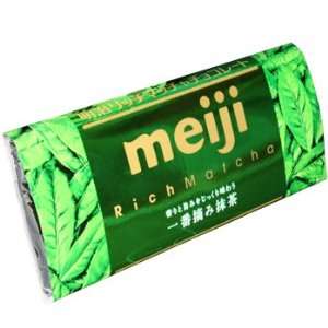 Meiji Rich Matcha Chocolate Bar 1.41 oz Grocery & Gourmet Food