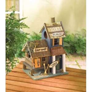  Wood Bait Shop Garden Birdhouse