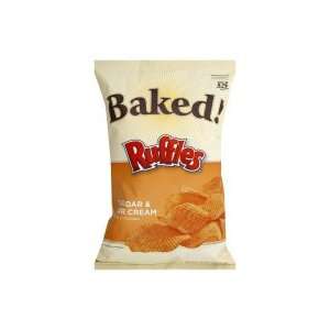  Ruffles Baked Potato Crisps, Cheddar & Sour Cream,9 oz 
