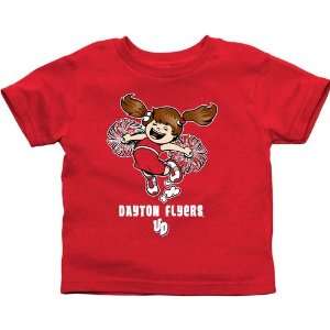   : Dayton Flyers Toddler Cheer Squad T Shirt   Red: Sports & Outdoors