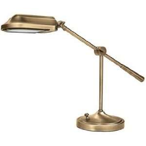   Heritage Brushed Brass Finish Balance Arm Desk Lamp: Home Improvement