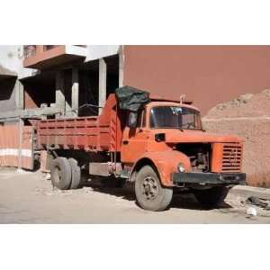 Dump Truck in Marrakech, Morocco   Peel and Stick Wall Decal by 