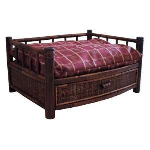  Tropical Island Bamboo Pet Bed