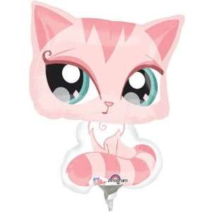  Littlest Pet Shop Pink Cat Mini Shape Balloon: Toys 