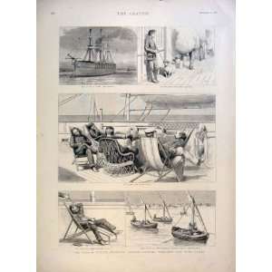  Indian Relief Trooping Season Suez Canal Print 1891: Home 