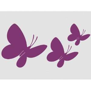  Wall Sticker Decal Butterfly   Set of 3 Motif 7