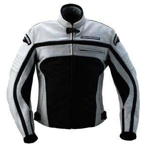  Fieldsheer Track Paddock II Leather Jacket   48/White Automotive