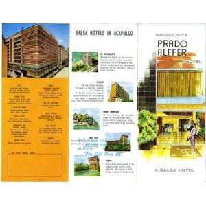    Hotel Prado Alffer Brochure Mexico City 1960s: Everything Else