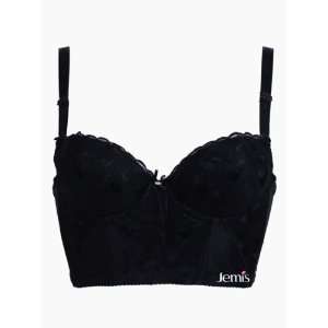   Push up Embroidered Lace Bra with Removable Push up Pads: Toys & Games