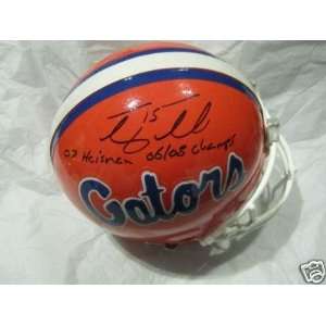  Autographed Tim Tebow Helmet   Authentic   Autographed NFL 