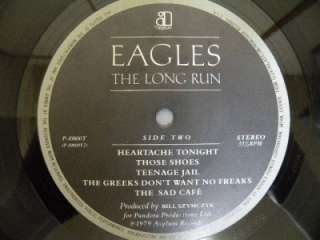 EAGLES / THE LONG RUN   Japan G/F w/obi  