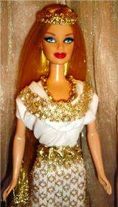 Helen of Troy ~ Princess of Troy Queen of Sparta barbie doll ooak long 
