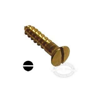  #6 Brass Wood Screws OH 6 x 3/4