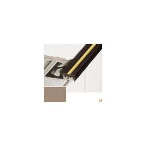  TREP MT Stair Nosing Profile, Light Beige PVC with Brass 