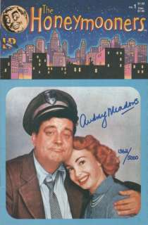 THE HONEYMOONERS #1 F VF SIGNED AUDREY MEADOWS LIMITED EDITION WITH 