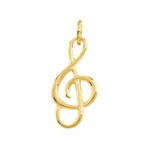 Treble Clef Musical Note Charm