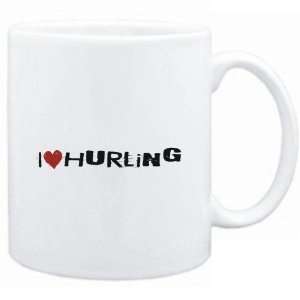  Mug White  Hurling I LOVE Hurling URBAN STYLE  Sports 