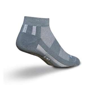   SockGuy Channel Air 1in Grey Cycling/Running Socks