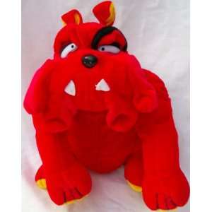 8 Plush Red Bull Dog Doll Toy Toys & Games
