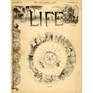  1885 Cover LIFE August Summer Sun Activities Hot Circle 