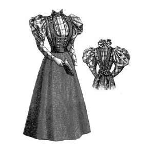   Frock with Plaid Waist for Girl 14 16 Years Pattern 