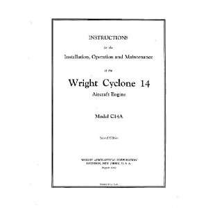   2600 Cyclone 14 A Aircraft Engine Maintenance Manual Wright R 2600