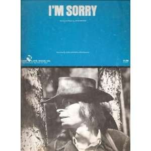  Sheet Music Im Sorry John Denver 68: Everything Else