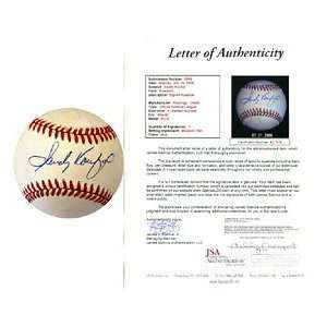 Sandy Koufax Autographed / Signed Baseball (James Spence 